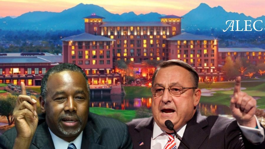 Ben Carson and Paul LePage are featured speakers at ALEC's "States and Nation Policy Summit"