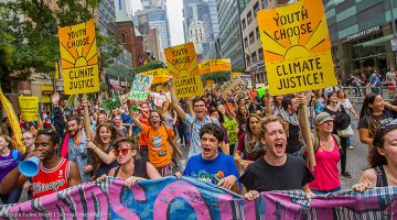 People’s Climate March in New York City. September, 2014