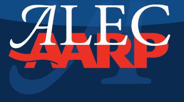 AARP and ALEC logos