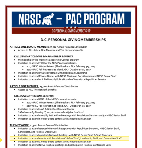 NRSC PAC Program