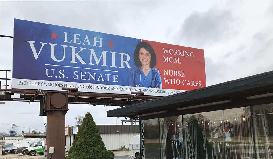 Leah Vukmir billboard